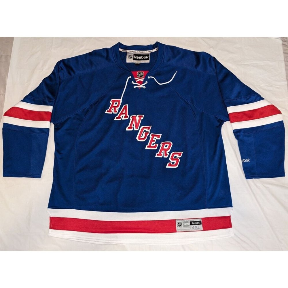 Reebok NHL Official Licensed Jersey - New York Rangers - Size 4XL - Blue
